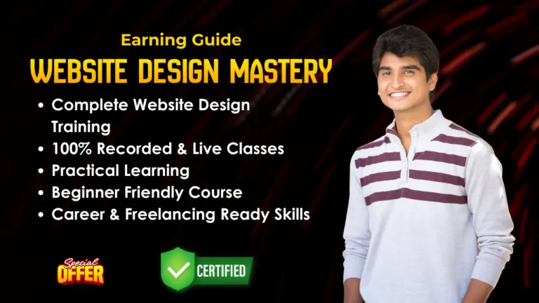 Website Design Mastery – 30 Days Recorded Course